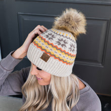 Load image into Gallery viewer, CC Nordic Fair Isle Beanie
