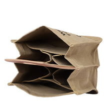 Load image into Gallery viewer, Mona B. - 100% CHANCE Up-Cycled Canvas Beer Caddy