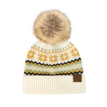 Load image into Gallery viewer, CC Nordic Fair Isle Beanie