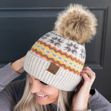 Load image into Gallery viewer, CC Nordic Fair Isle Beanie