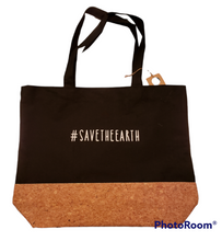 Load image into Gallery viewer, Shopping Tote w Cork Bottom