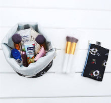 Load image into Gallery viewer, Portable Cinch Cosmetic Bag