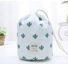 Load image into Gallery viewer, Portable Cinch Cosmetic Bag