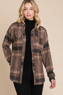 Checkered Button Down Shacket