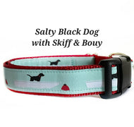 Salty 🐕 with Skiff & Bouy Dog Collar/ Leash