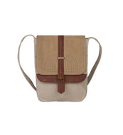 Mona B. - Oakley Goldenrod Up-Cycled Canvas Cross-body