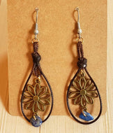 Floral Knot Bronze (Golden) Earring Collection