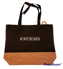 Load image into Gallery viewer, Shopping Tote w Cork Bottom
