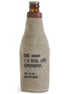 Mona B. - Super Dad Up-Cycled Canvas Bottle Cover