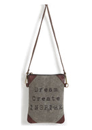 Mona B. - Dream Create Inspire Canvas Small Crossbody