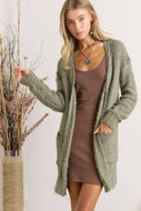 SOFT OLIVE CARDIGAN