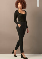 Perfect Black Ponte Pants