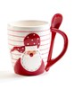 Ceramic Santa Mug & Spoon Set