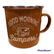 Load image into Gallery viewer, Enamel Camper&#39;s Mug
