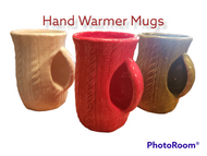 Cable Knit Sweater Hand Warmer Mug
