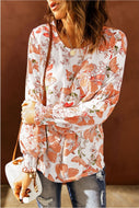 Sherbet Floral Patterened Blouse