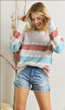 Load image into Gallery viewer, MULTI STRIPED SWEATER
