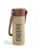 Mona B. - Cheers Up-Cycled Canvas Wine Bag
